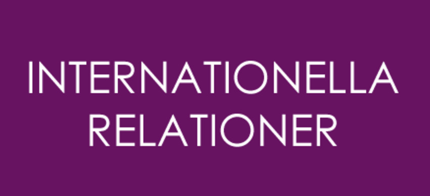Bildlänk till Internationella relationer