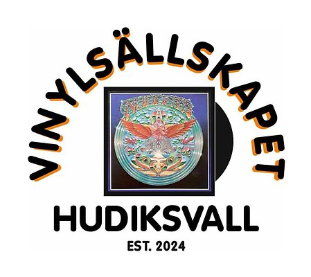 Vinylsällskapet Hudiksvalls logotyp.